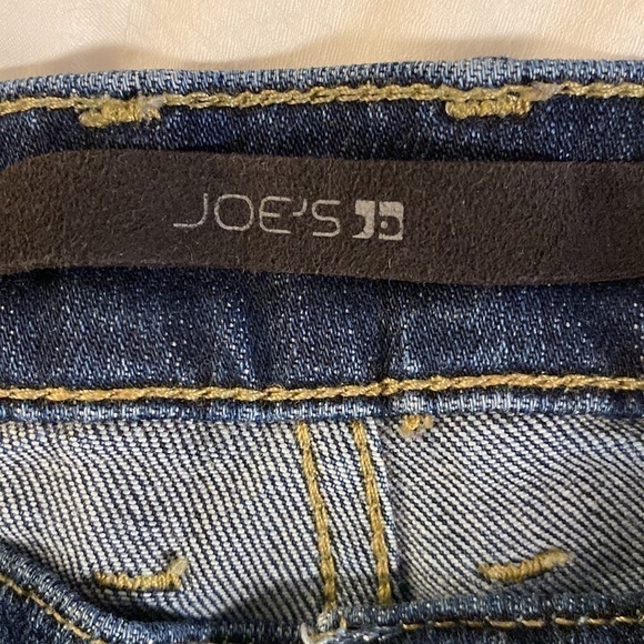 Joes Jeans Dark Distressed Stretch Cropped jeans size 28 - Picture 4 of 11